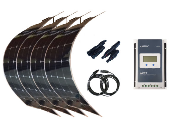 Semi Flexible Solar Panel ETFE, solar kit