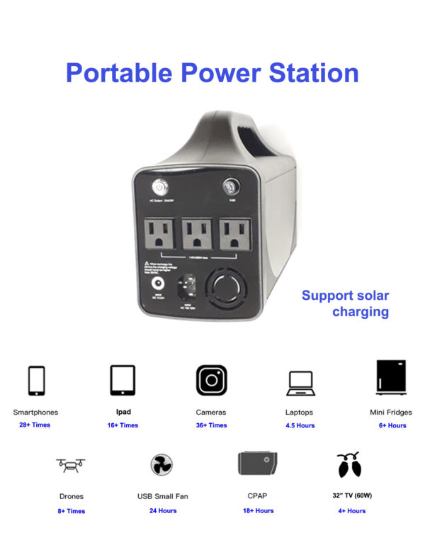 portable solar power station